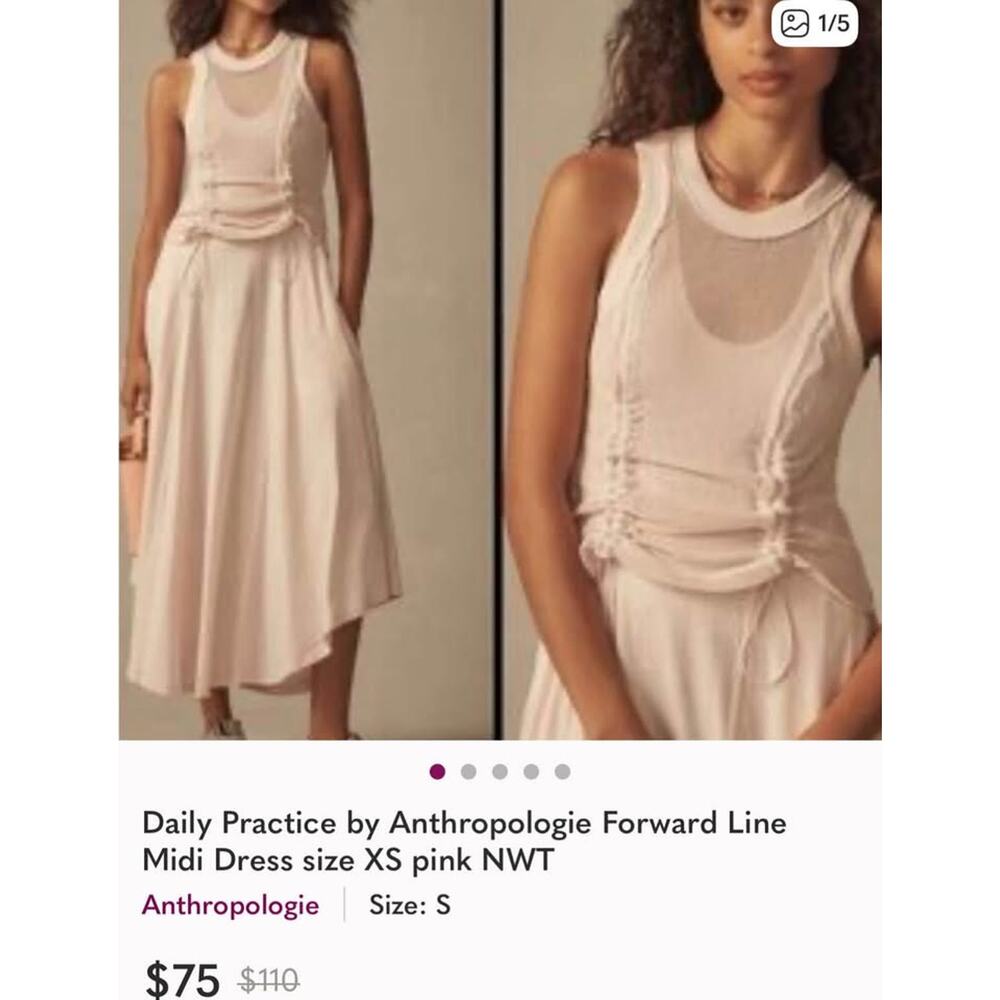 Anthropologie Forward Line Maxi dress - Picture 8 of 9